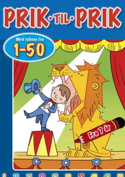 Skolesjov|Matematik & Leg<Forlaget Bolden Prik til prik 1-50 - Cirkus