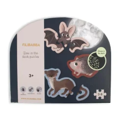 Puslespil<Filibabba Puslespil 7-i-1 - Skovens dyr