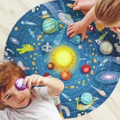 Astronomi|Puslespil<Hape Puslespil m. 100 brikker - Solsystemet