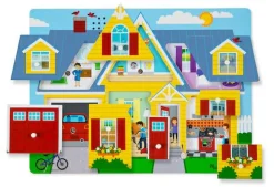Puslespil|Tumlinge Legetøj<Melissa & Doug Puslespil med lyd - Hjemmet
