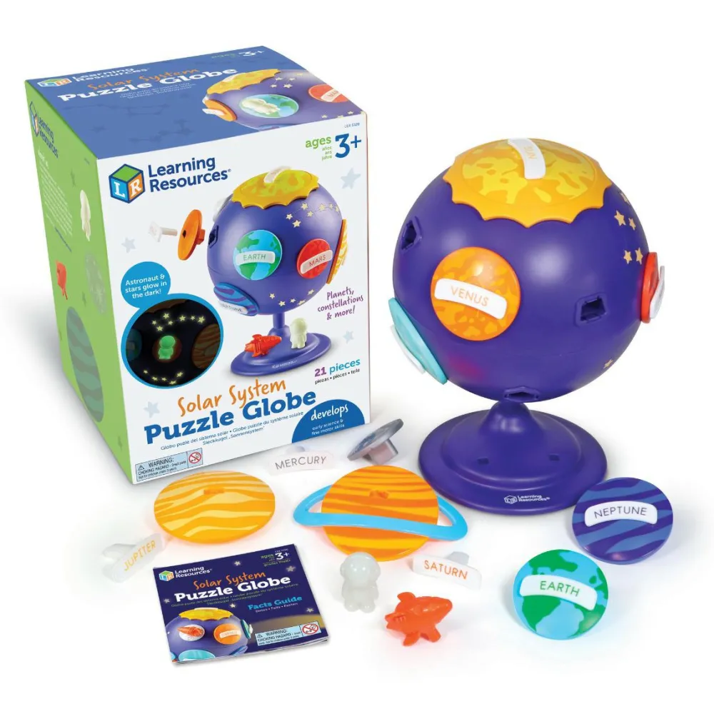 Astronomi|Puslespil<Learning Resources Puslespil - Solsystemet