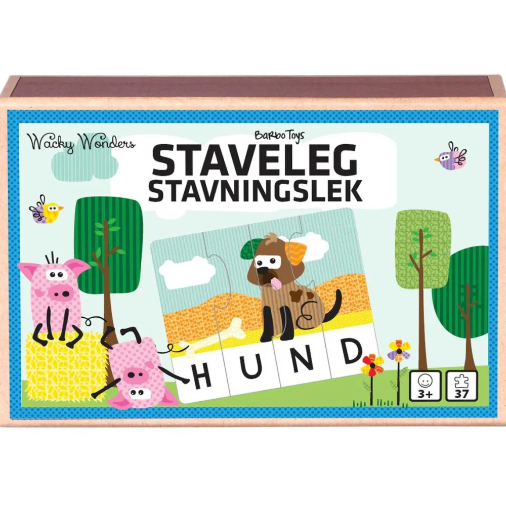 Sprog & Leg|Skolesjov< Puslespil - Staveleg