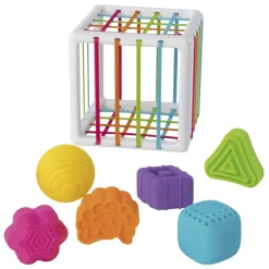 Tumlinge Legetøj|Sorterings- & Stablelegetøj<Fat Brain Toys Puttekasse med elastiksider