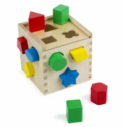 Montessori|Tumlinge Legetøj<Melissa & Doug Puttekasse med geometriske klodser