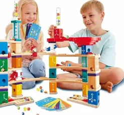 Stem Læringslegetøj|Lær At Kode<Hape Quadrilla kuglebane - Advanced Coding, 159 dele
