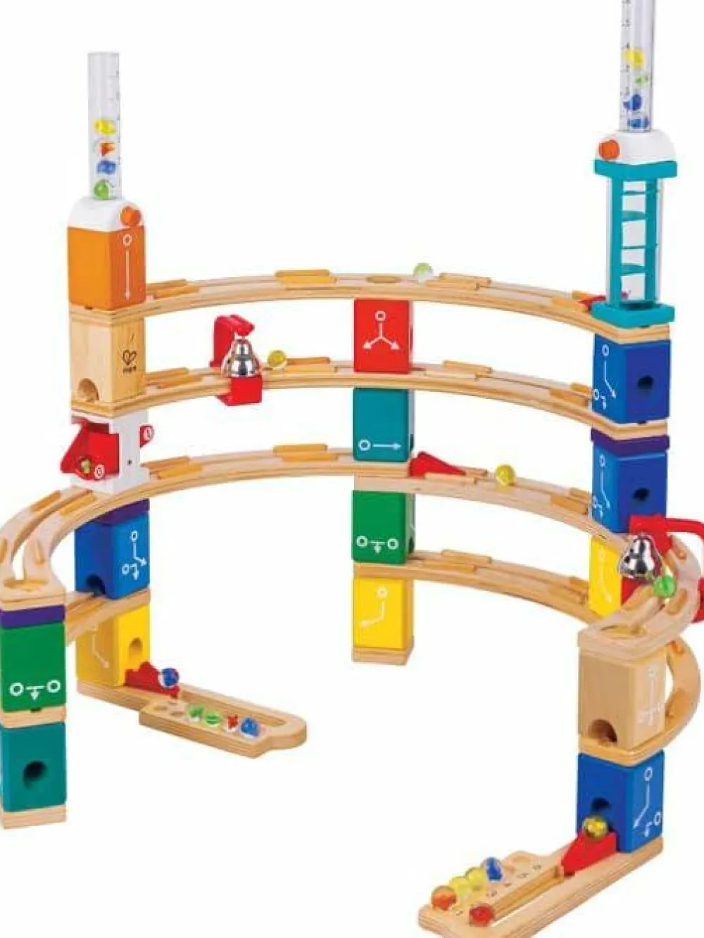 Stem Læringslegetøj|Lær At Kode<Hape Quadrilla kuglebane - Advanced Coding, 159 dele