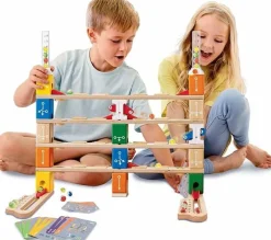 Stem Læringslegetøj|Lær At Kode<Hape Quadrilla kuglebane - Basic Coding, 130 dele