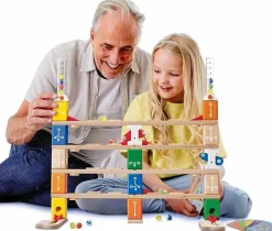Stem Læringslegetøj|Lær At Kode<Hape Quadrilla kuglebane - Basic Coding, 130 dele