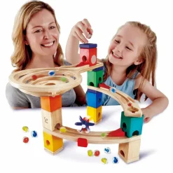 Stem Læringslegetøj|Kuglebane<Hape Quadrilla kuglebane - Race to the Finish, 58 dele
