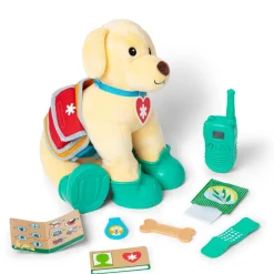 Rolleleg|Bamser<Melissa & Doug Redningshund inkl. tilbehør
