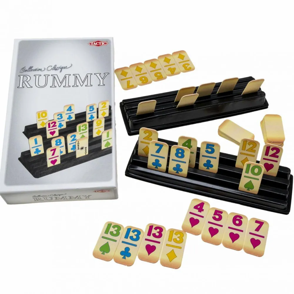Legetøj Til Ferien<Tactic Rejsespil - Rummy