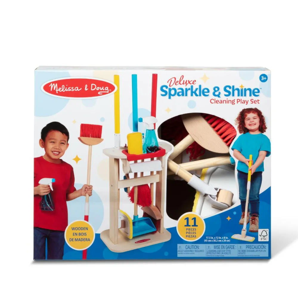 Rolleleg<Melissa & Doug Rengøringssæt m. 11 dele