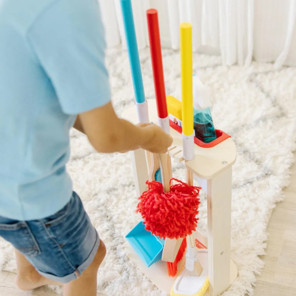Rolleleg<Melissa & Doug Rengøringssæt m. 11 dele