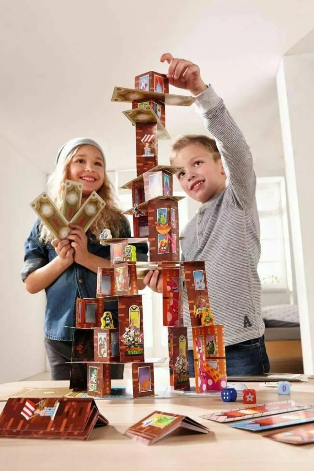 Spil<Haba Rhino Hero - Super Battle