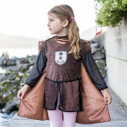 Fastelavn|Udklædningstøj<Great Pretenders Ridder-tunika m. kappe, str. 4-6 år