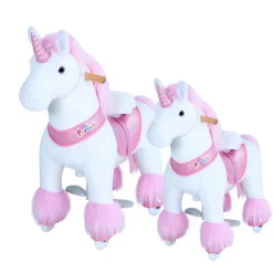 Grovmotorik<PonyCycle Rid Selv - Enhjørning pink, Small