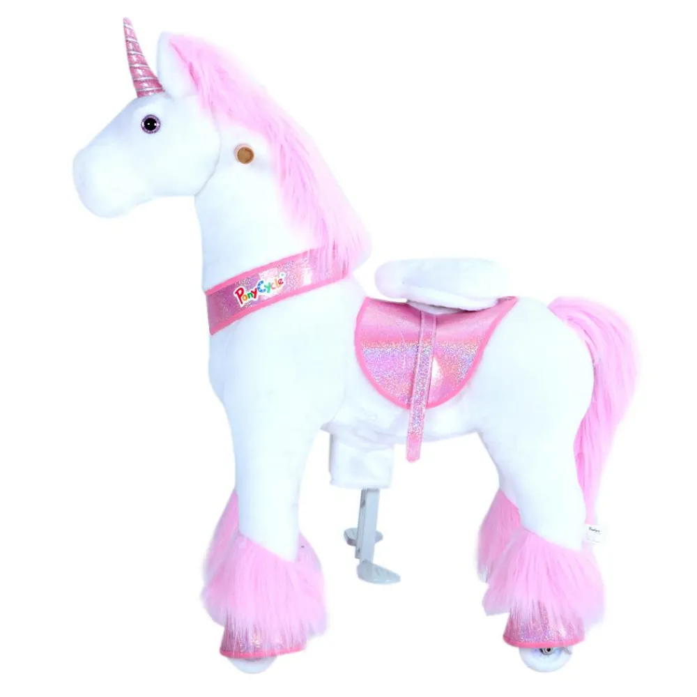 Grovmotorik<PonyCycle Rid Selv - Enhjørning pink, Small