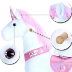 Grovmotorik<PonyCycle Rid Selv - Enhjørning pink, Small