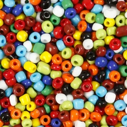 Lav Selv Smykker|Kreativ Leg<Creativ Company Rocaiperler Ø4 mm - Basisfarver, 1.000 gr.