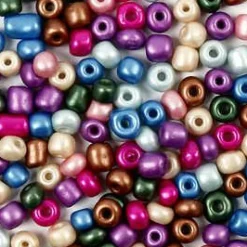 Lav Selv Smykker|Kreativ Leg<Creativ Company Rocaiperler Ø5 mm - Metallicfarver, 720 gr.
