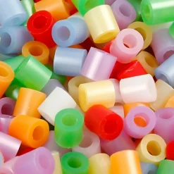 Påske|Kreativ Leg< Rørperler midi - Perlemorsfarver, 6.000 stk