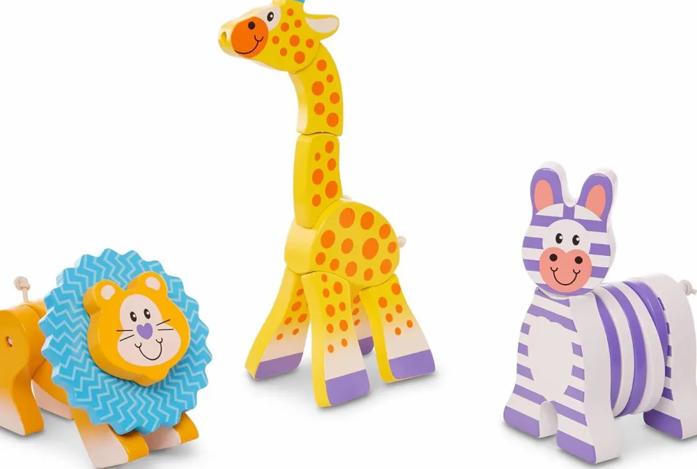 Dyrefigurer|Babylegetøj<Melissa & Doug Safaridyr, 3 stk