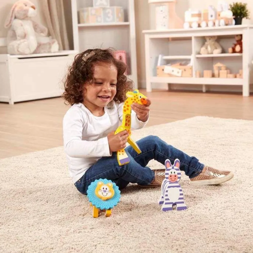 Dyrefigurer|Babylegetøj<Melissa & Doug Safaridyr, 3 stk