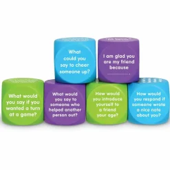 Sociale Kompetencer|Sprog & Leg<Learning Resources Samtaleterninger (engelsk) - Venlighed, 6 stk