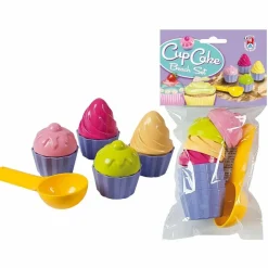 Udeleg|Strand- & Sandlegetøj< Sandforme - Cupcakes, 9 dele