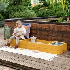 Udeleg<MUDDY BUDDY® Sandkasse - Space Saver, Gul