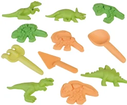 Udeleg|Dinosaur Legetøj< Sandsæt af hvedestrå - Dinosaurer, 11 dele
