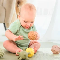 Taktil / Følesans|Tumlinge Legetøj<edushape Sansebolde mini - Boho Chic, 6 stk