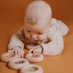 Mindfulness For Børn|Sanselegetøj< Sansedonut Ø7 cm - Aubergine