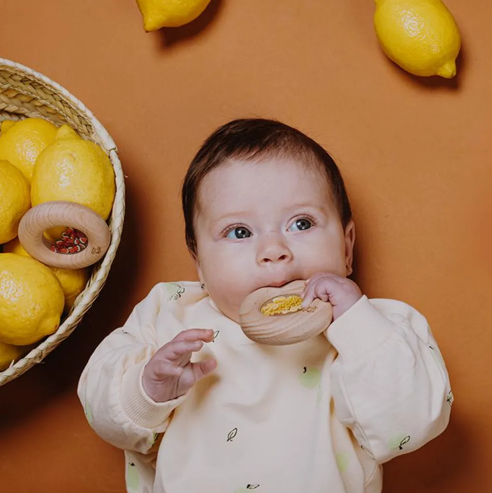 Mindfulness For Børn|Sanselegetøj< Sansedonut Ø7 cm - Citroner