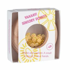 Mindfulness For Børn|Sanselegetøj< Sansedonut Ø7 cm - Citroner