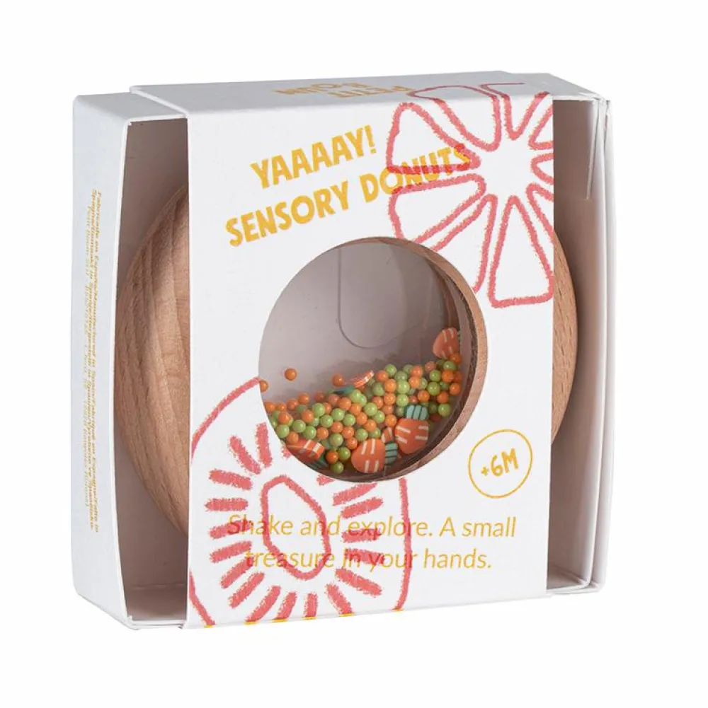 Mindfulness For Børn|Sanselegetøj< Sansedonut Ø7 cm - Gulerødder