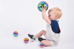 Montessori|Tumlinge Legetøj<tickit® Sansekugler af stål - Regnbue, 4 stk