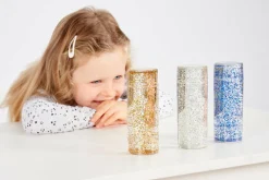Mindfulness For Børn|Bliv Forundret<tickit® Sanserør - Glitterstorm, 3 stk