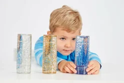 Mindfulness For Børn|Bliv Forundret<tickit® Sanserør - Glitterstorm, 3 stk