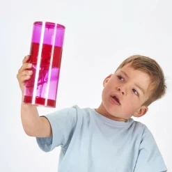 Mindfulness For Børn|Bliv Forundret<tickit® Sanserør MEGA - Pink, 1 stk