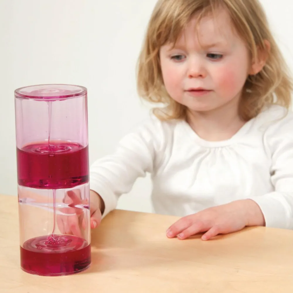 Mindfulness For Børn|Bliv Forundret<tickit® Sanserør MEGA - Pink, 1 stk