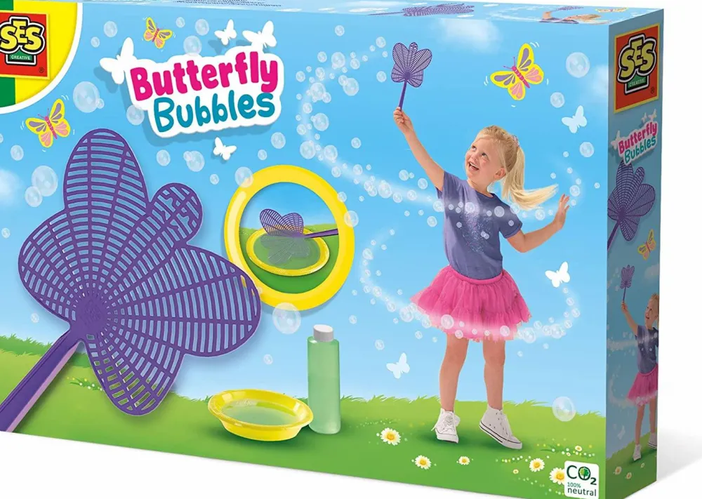 Udeleg<SES Creative Sæbeboblestav - Sommerfugl