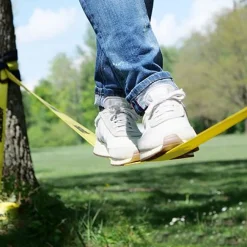 Udeleg|Sportslegetøj & Gøgl< Schildkröt Slackline - Inkl. hjælpeline