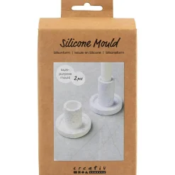 Kreativ Leg<Creativ Company Silikoneform - Lysestager, 2 stk