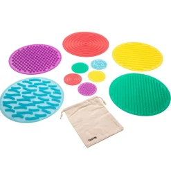 Taktil / Følesans|Grovmotorik<tickit® SiliShapes® taktilskiver, 10 stk