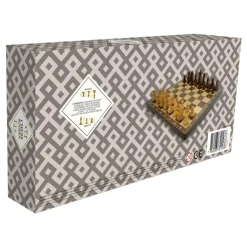 Spil< Skak (foldbar) - 28 x 28 cm