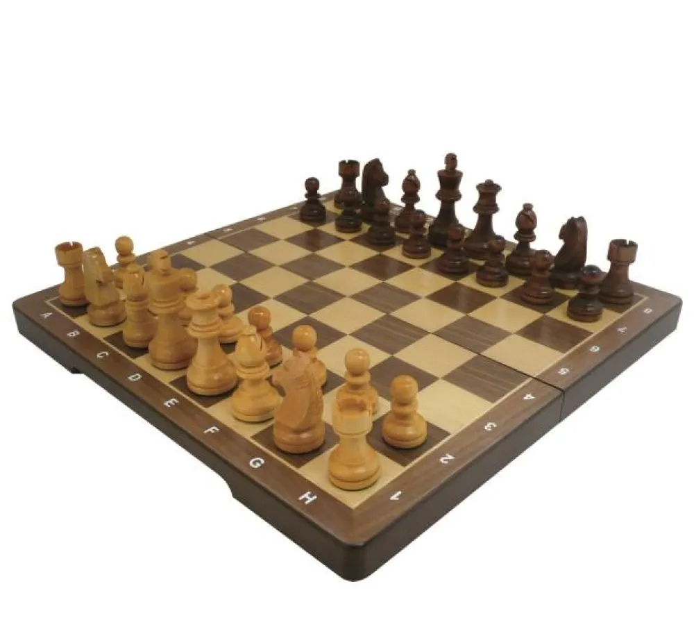 Logik & Talforståelse|Spil< Skak (foldbar) - 37 x 37 cm