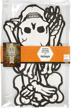 Kreativ Leg|Halloween<Creativ Company Skelet (glow in the dark) i karton, 120 cm.