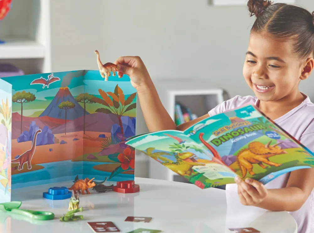 Dinosaur Legetøj<Learning Resources Skill Builders! - Lær om dinosaurer