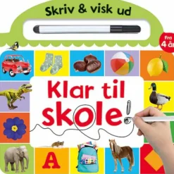 Matematik & Leg|Legetøj Til Ferien< Skriv og visk ud - Klar til skole